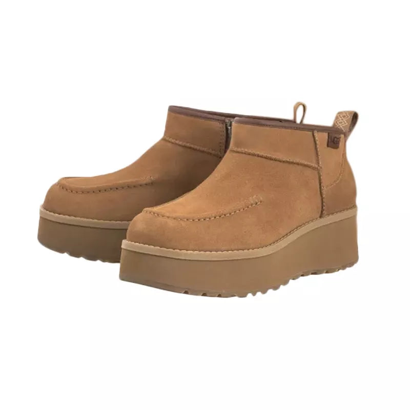 W Cityfunc Ultra Mini Boots - Chestnut