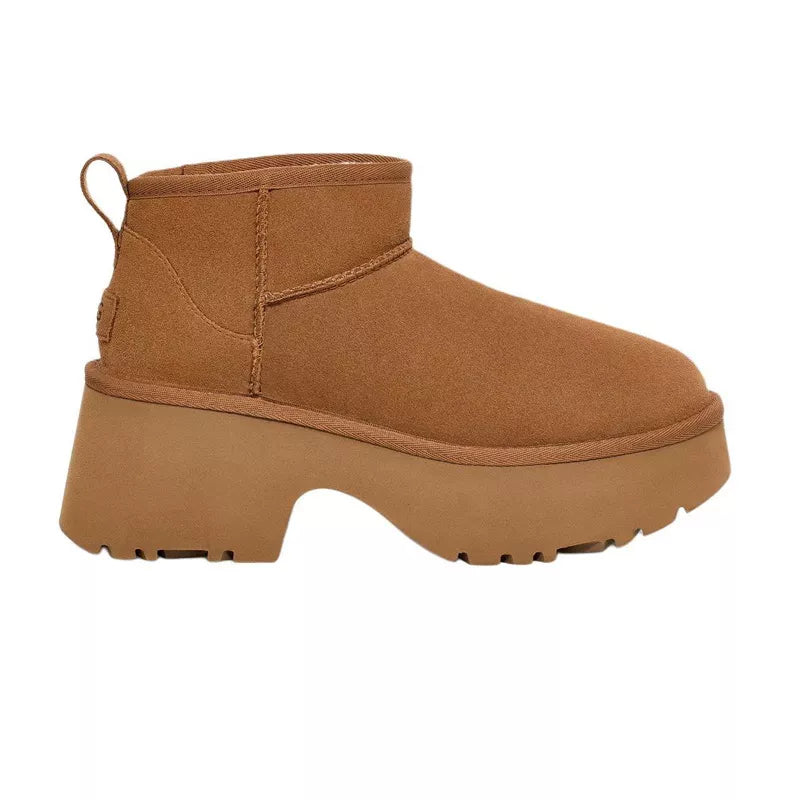 W Classic Ultra Mini New Heights Boots - Chestnut