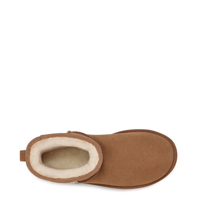 Bottes Classic Mini Side Logo Ii - Marron - Femme