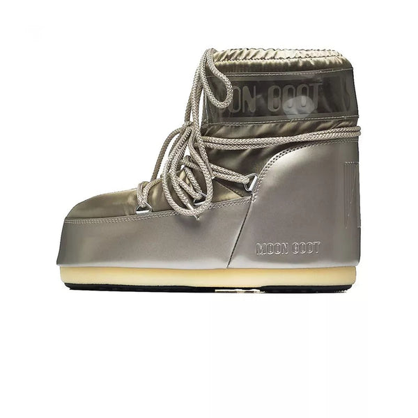 Bottines Icon Low Glance Satin - Platinum Gold Satin