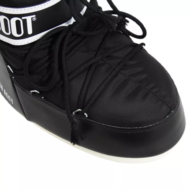 Bottines Icon Low Nylon - Noir/Blanc