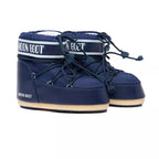 Icon Low Nylon Ankle Boots - Navy White