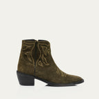 Vivienne Bronze Suede Ankle Boots