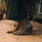 Vivienne Bronze Suede Ankle Boots