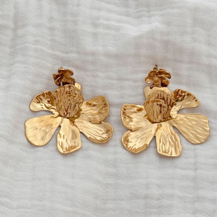 Boucles D'Oreilles Valéria - Doré