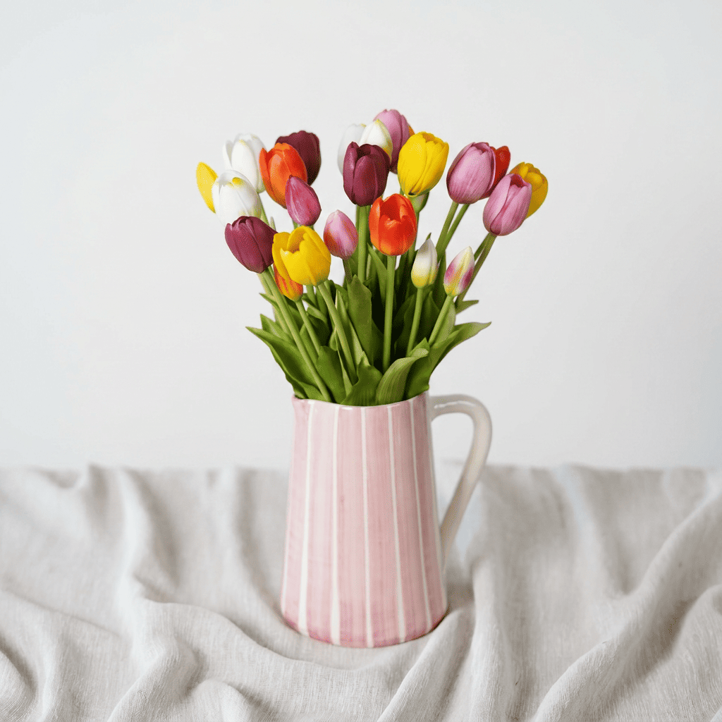 Bouquet De Tulipes Artificielles Capucine