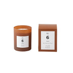 No. 6 - Sequoia - Scented Candle - Brown - Natural Wax
