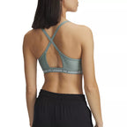 Reggiseno Sportivo Crossback Low Bra - Verde/Nero - Donna
