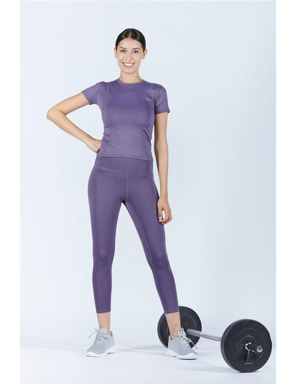 Top deportivo ajustado para mujer