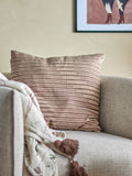 Witham - Set of 2 Cushions - Brown - Cotton