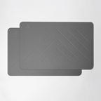 Lot De 2 Tapis De Bain En Pierre De Diatomite