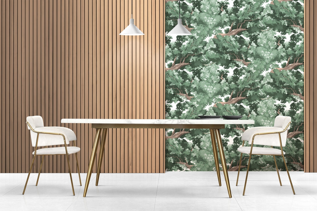 Rouleau Papier Peint Bushu - Vert Sencha