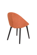 Fenna - Chaise - Polyester - Rouge Terracotta