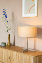 Shelby - Table Lamp - Metal - Taupe/Brown