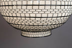Ming Ronde '45 - Suspension - Fer - Blanc