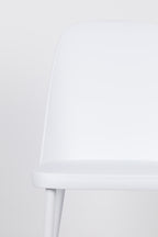 Pip All - Lot De 2 Chaises De Salle À Manger - Plastique polypropylène - Blanc