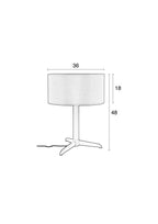 Shelby - Table Lamp - Metal - Taupe/Brown