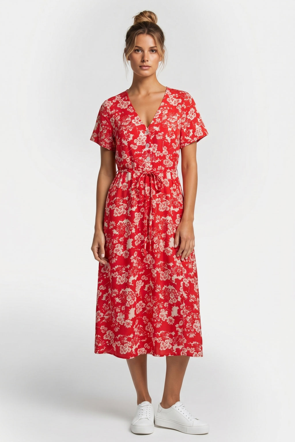 Jurk Pa Mint - Rood – aanzicht 1