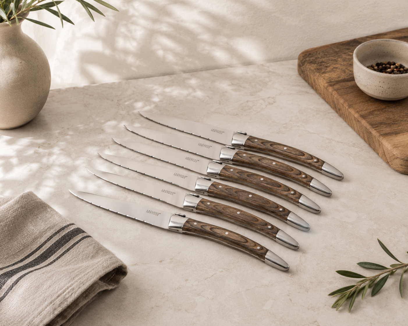 Laguiole Héritage Coffret De 6 Couteaux À Steak