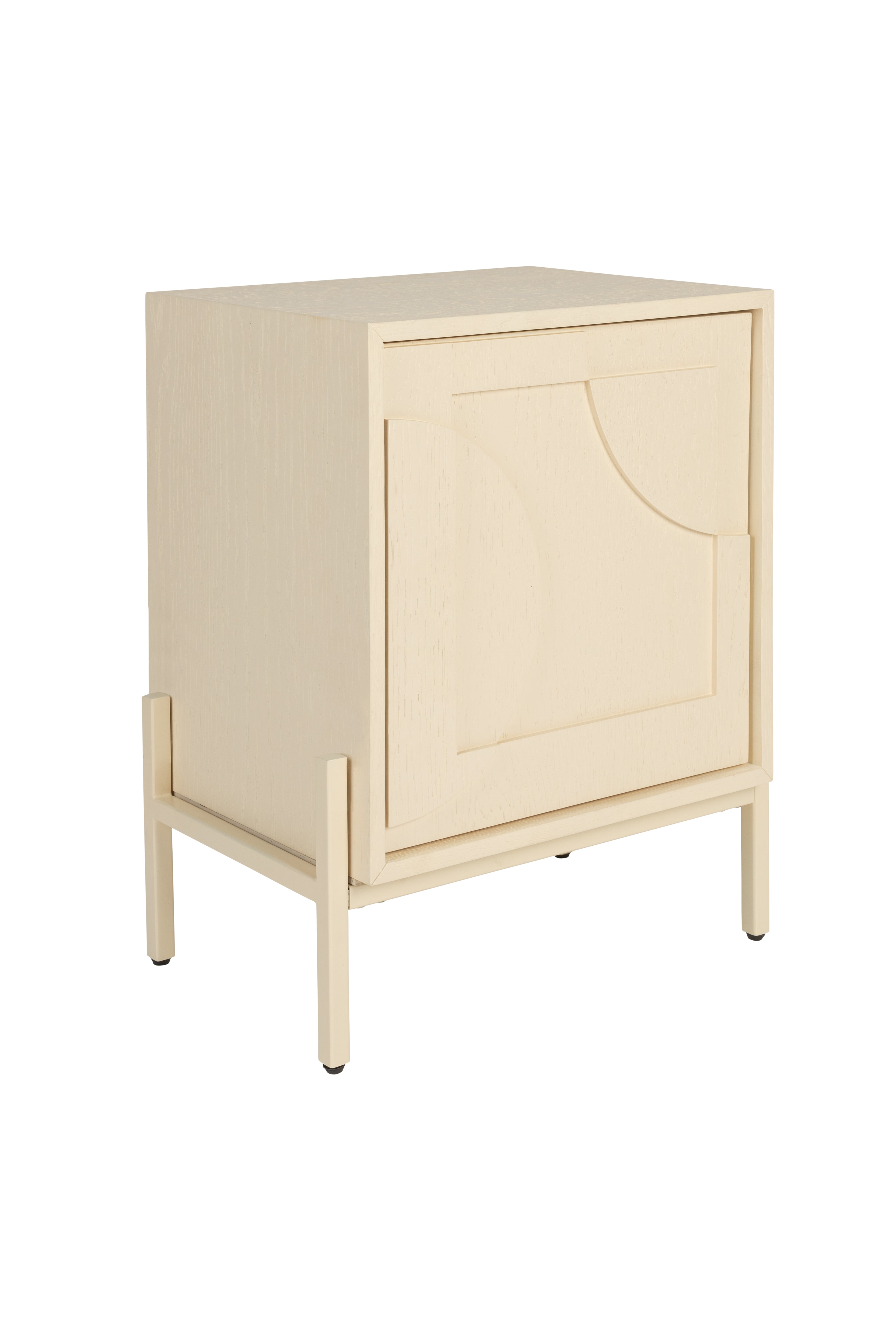 Faces - Table D'Appoint - Chêne massif - Beige