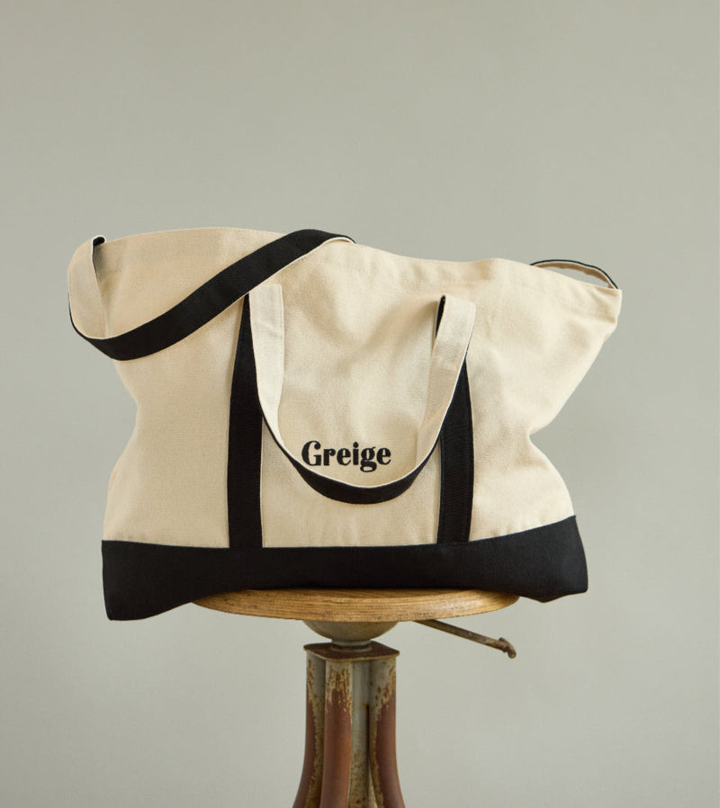 El bolso tote Greige
