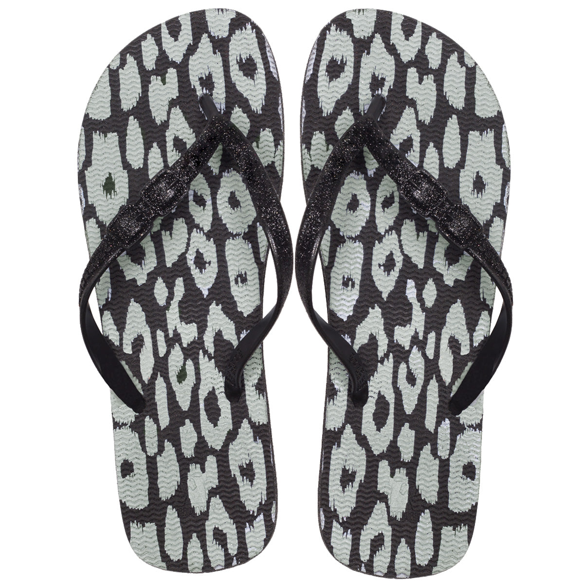 Tongs - Morango Leopardo - Black