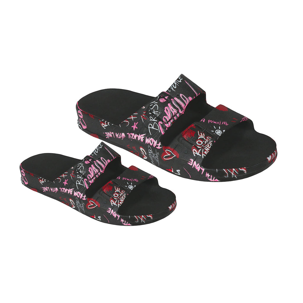 Sandales - Graffiti - Pink