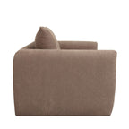 Wiame - Sofá cama de 2,5 plazas - Tela - Topo