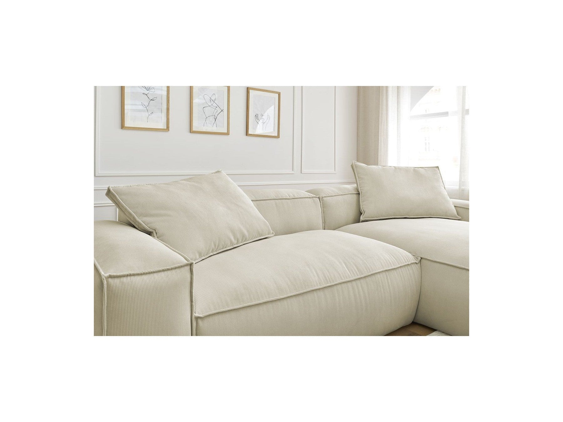 Boheme - Ultra-Soft Reversible Corner Sofa - Corduroy