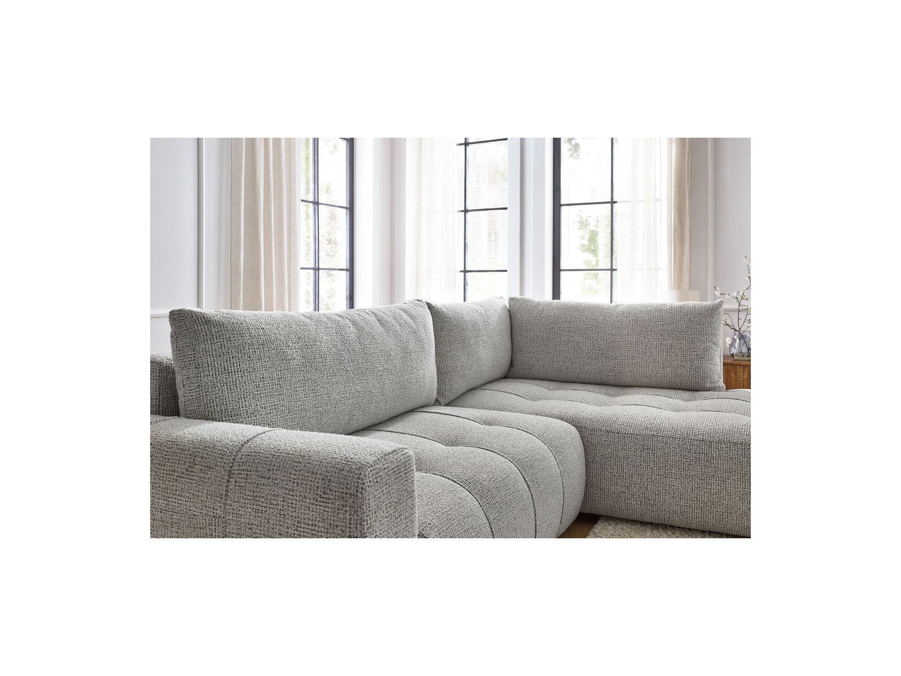 Arsene - L-Shaped Sofa Bed with Storage - Right-Hand Corner