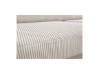 Canapé D'Angle Réversible Convertible Coffre - 140x190 - Monaco - Velours Côtelé