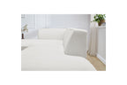 Megeve - Fixed Corner Sofa - Bouclé Fabric - Left Corner