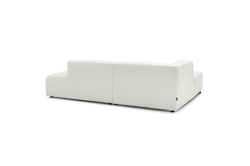 Megeve - Fixed Corner Sofa - Bouclé Fabric - Left Corner