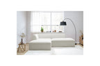 Megeve - Fixed Corner Sofa - Bouclé Fabric - Left Corner