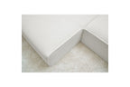 Megeve - Fixed Corner Sofa - Bouclé Fabric - Left Corner