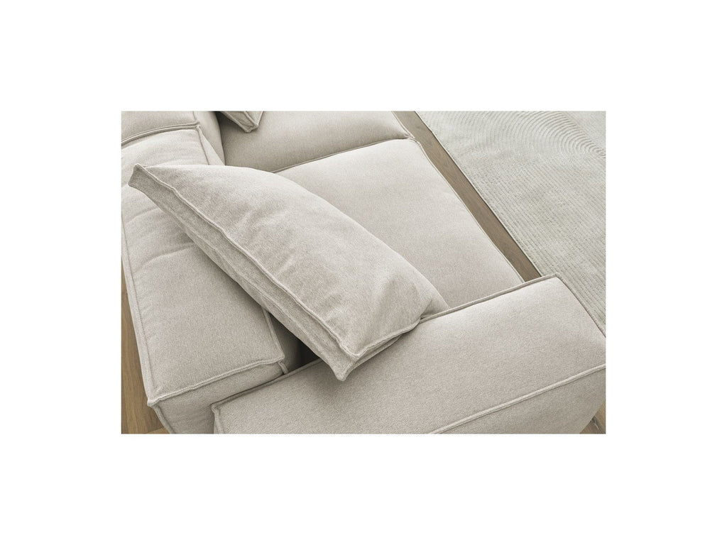 Boheme - Fixed 3-Seater Straight Sofa - Mottled Fabric