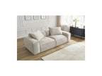 Boheme - Fixed 3-Seater Straight Sofa - Mottled Fabric