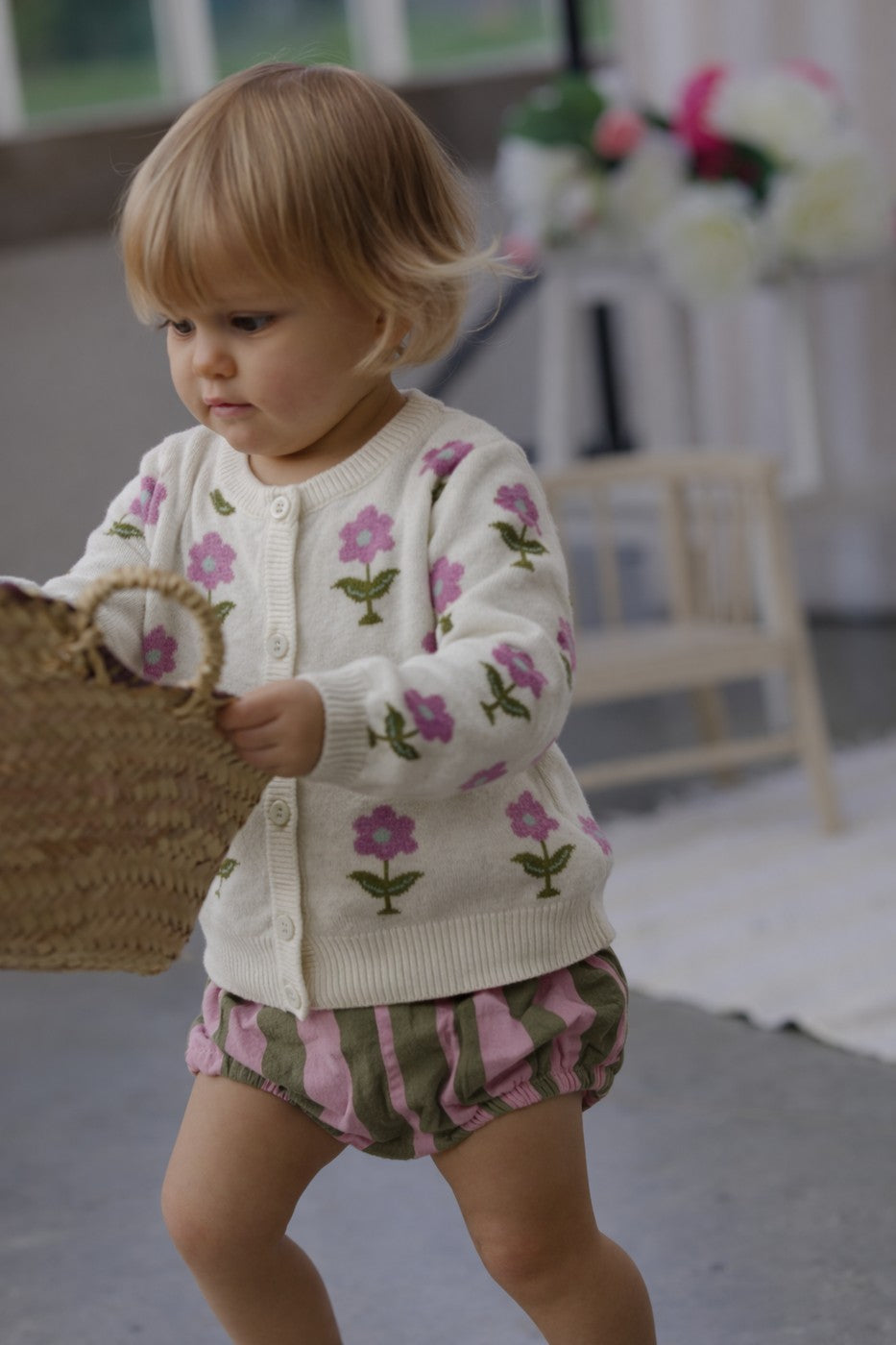 Cárdigan Carla de punto jacquard - Bebé niña