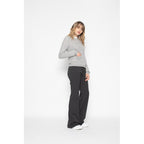 Perfect Cashmere - Cardigan Col Rond Slim Amy Gris Chine, 100% Cachemire, 2 Fils, Jersey - Femme