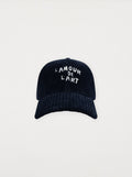 Gorra L'Amour De L'Art Terciopelo Azul Medianoche