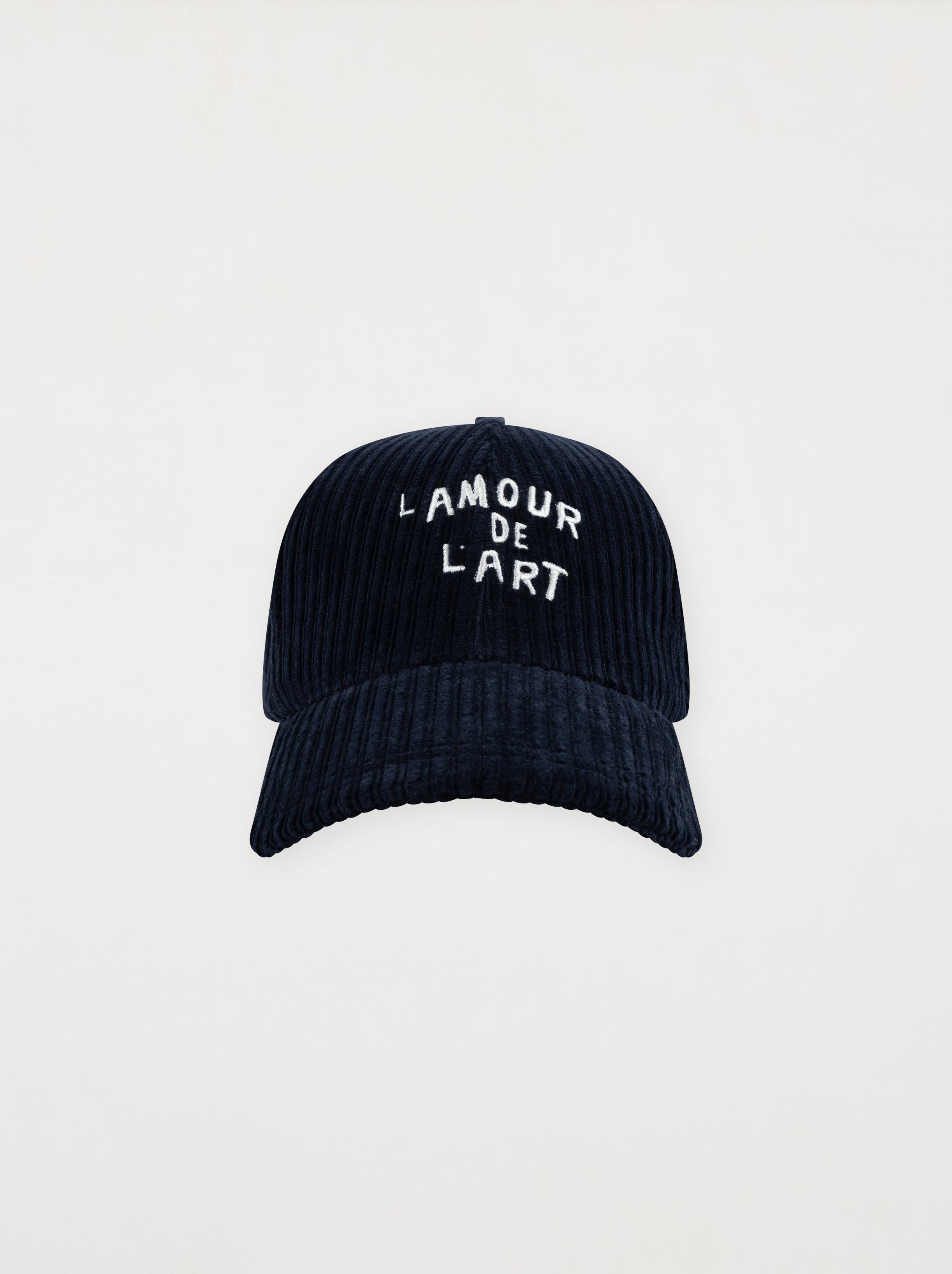 Gorra L'Amour De L'Art Terciopelo Azul Medianoche