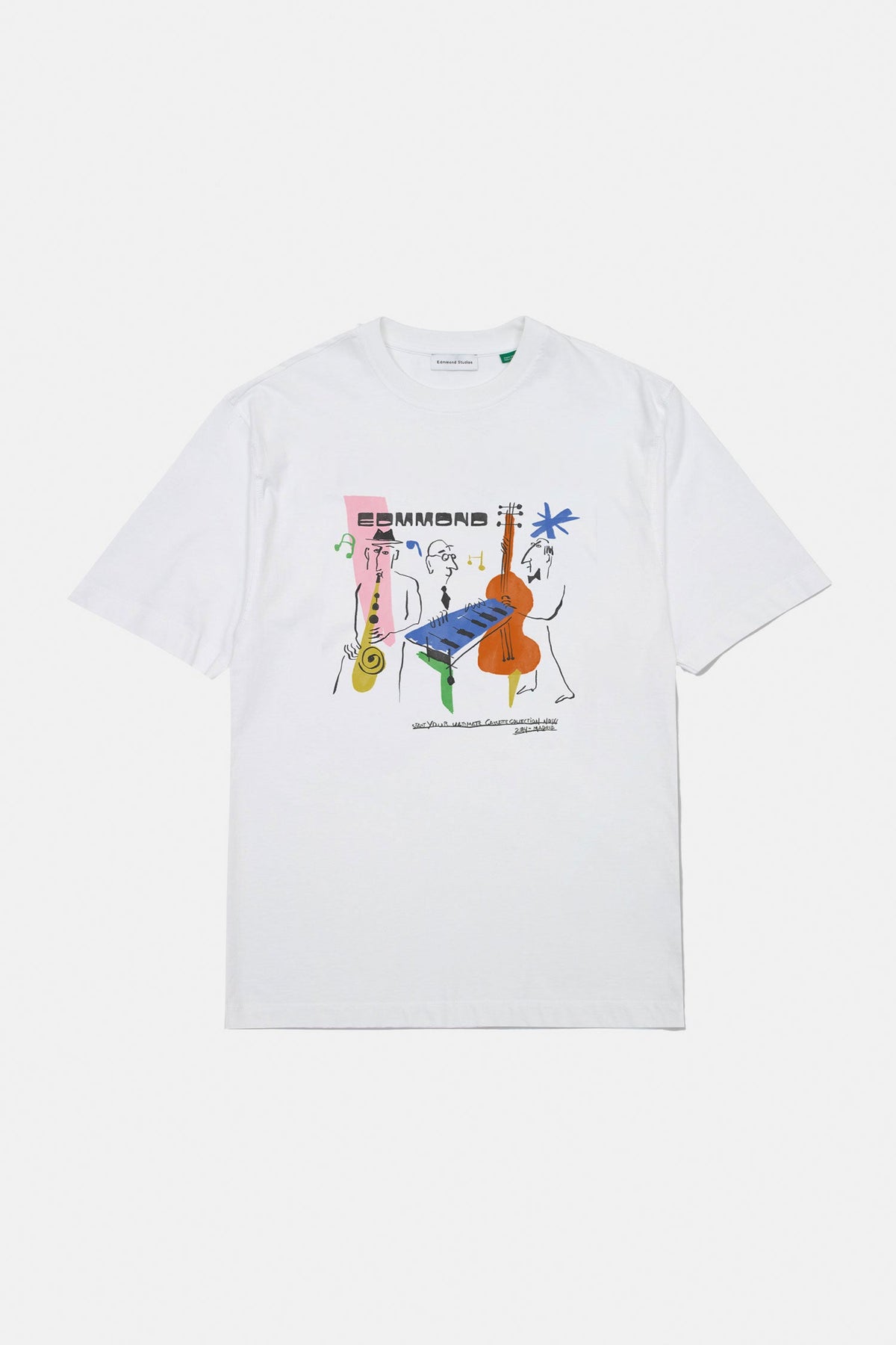 T-shirt Cassette White