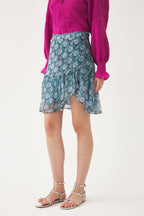 Cassy Mini Skirt - Blue
