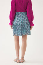 Cassy Mini Skirt - Blue