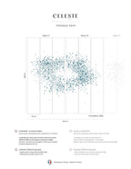 Mural Celeste - Fondo blanco