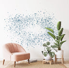 Mural Celeste - Fondo blanco