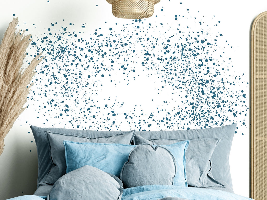 Mural Celeste - Fondo blanco