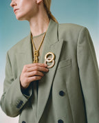 Céline Vintage Intertwined Rings Brooch
