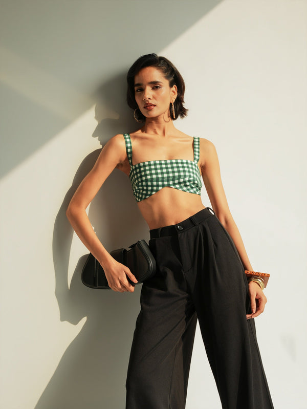 Top Celine - Pine Vichy