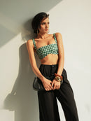 Top Celine - Pine Vichy